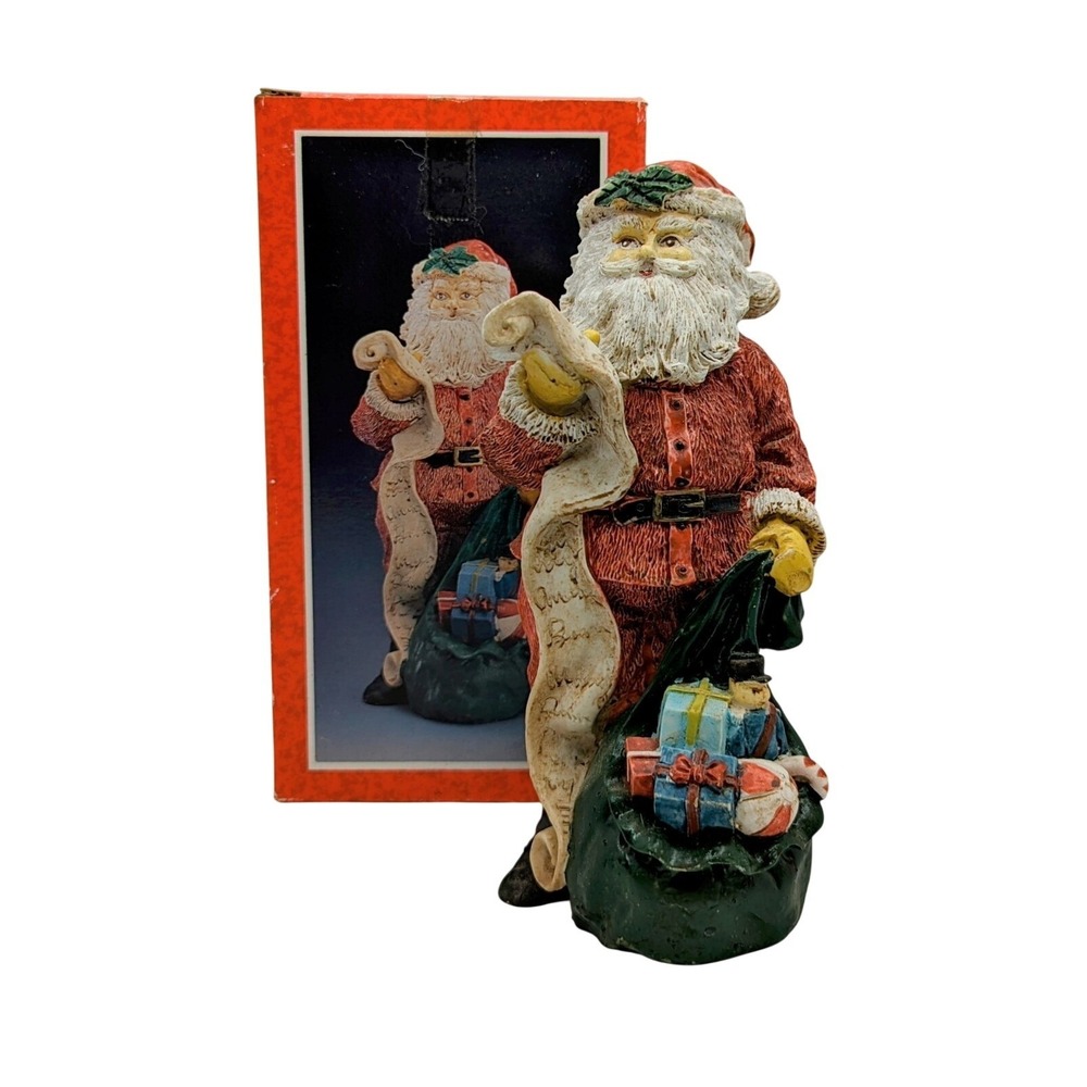Mera Vic Father Christmas Santa Claus Resin Figurine 6"